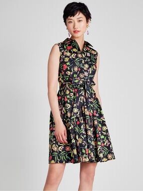 Kate Spade • XS • rooftop garden skater minidress